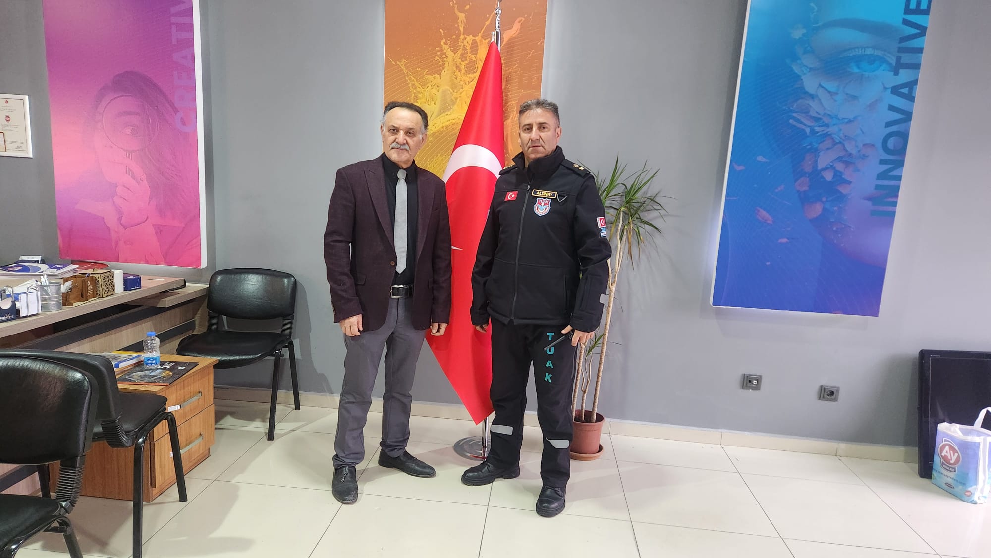 TURKUAZ KURTARMA’DAN AFADER AKSARAY İL TEMSİLCİSİ ABDULKADİR AY’A ANLAMLI ZİYARET